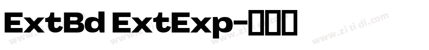 ExtBd ExtExp字体转换 ExtBd ExtExp字体转换